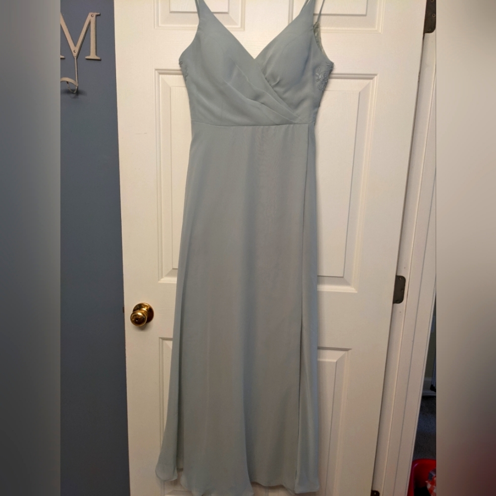 Azazie Bridesmaid Dress A6 Agave Thana